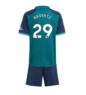 Arsenal Kai Havertz #29 Tercera Equipación Niños 2023-24 Manga Corta (+ Pantalones cortos)